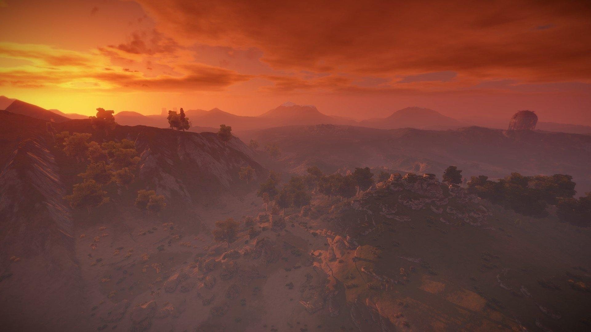 Plaine de Rust au coucher du soleil