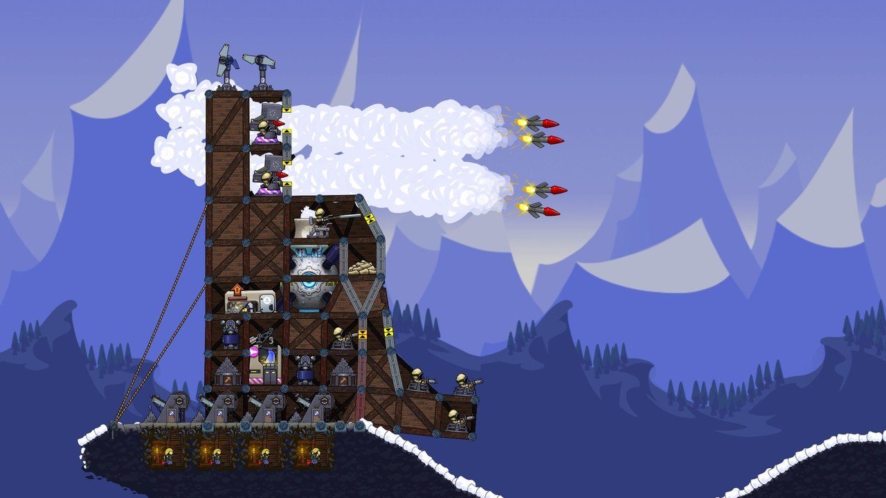 Forteresse armée de canons dans le jeu Forts