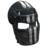 Masque en métal de Rust